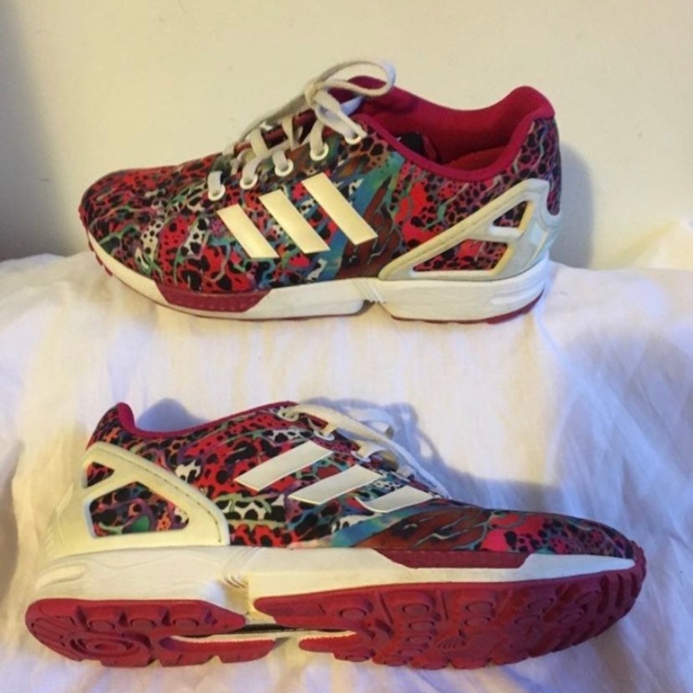 Adidas Torsion ZX Flux‎ Women's Size 4.5Pink Multicolor Sneakers Shoes